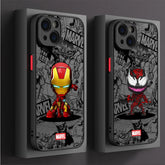 Marvel Superhero Clear Phone Case for iPhone
